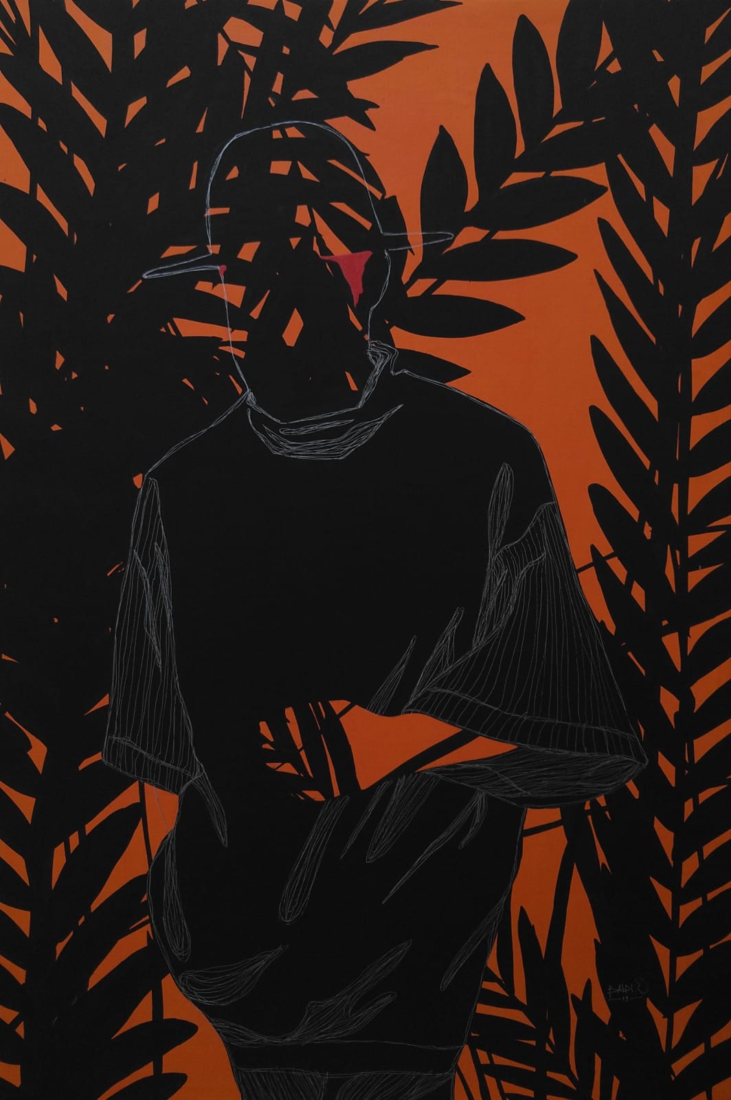 Moustapha Baidi Oumarou, Auto portrait 3, 2019