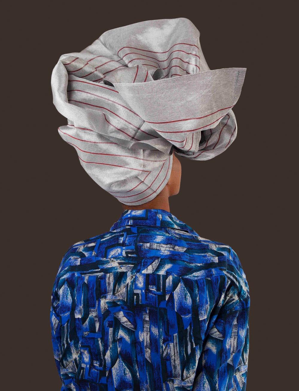 Medina Dugger, Silver Gele de la série CHROMA: une ode à J.D. ‘Okhai Ojeikere', 2017