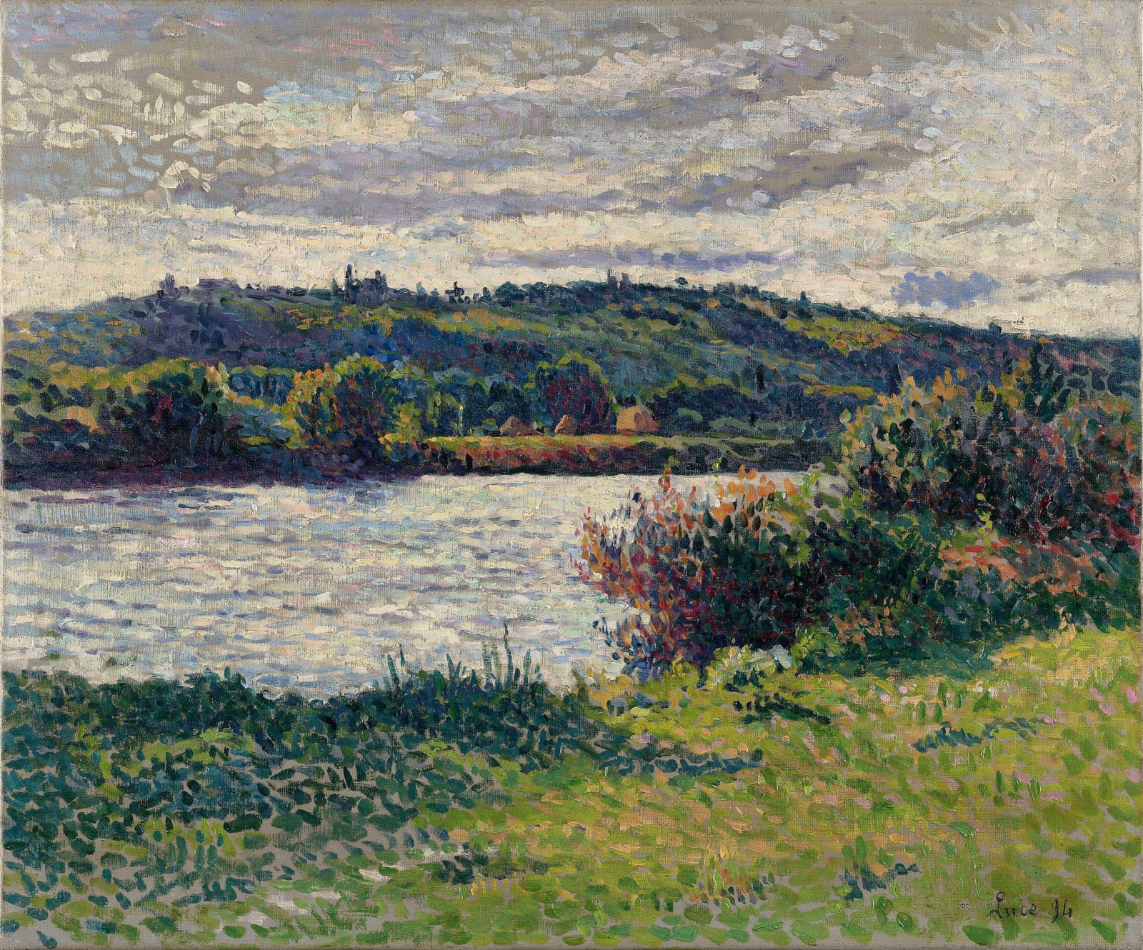 Maximilien Luce, La Seine aux Grésillons, 1890