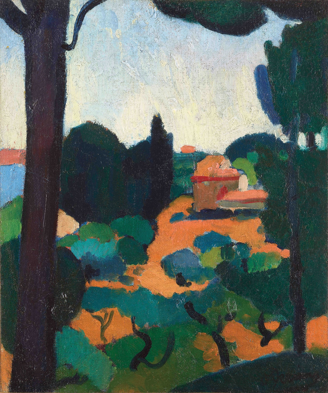 André Derain, Paysage à Cassis, 1907