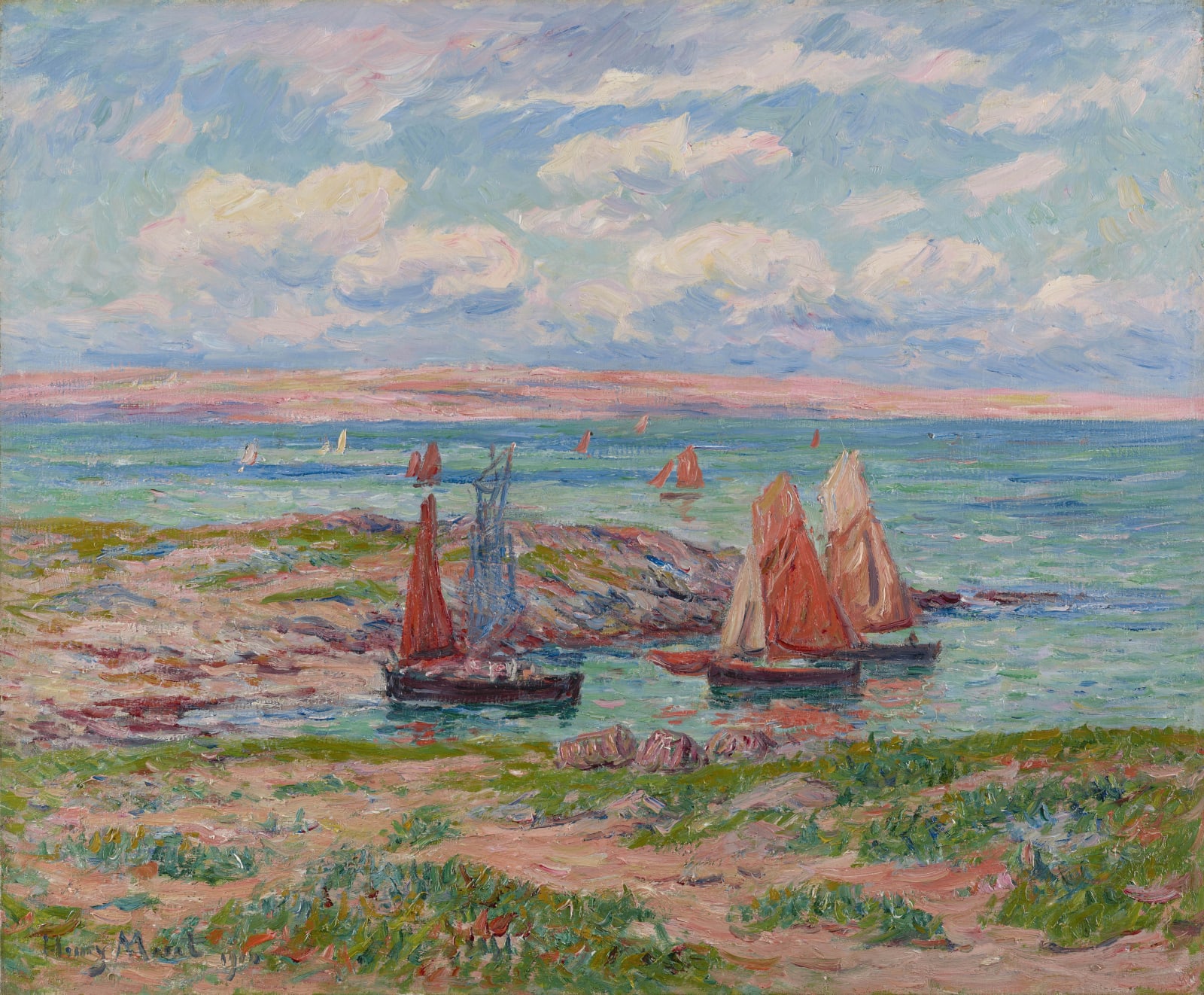 Henry Moret, Baie d'Audierne, Finistère, 1910