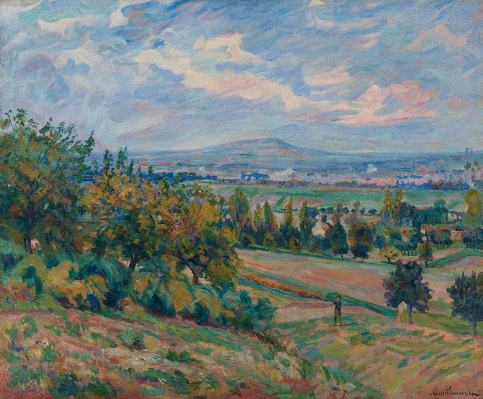 Armand Guillaumin, Vue de L’Haÿ-les-roses, Île-de-France, 1877