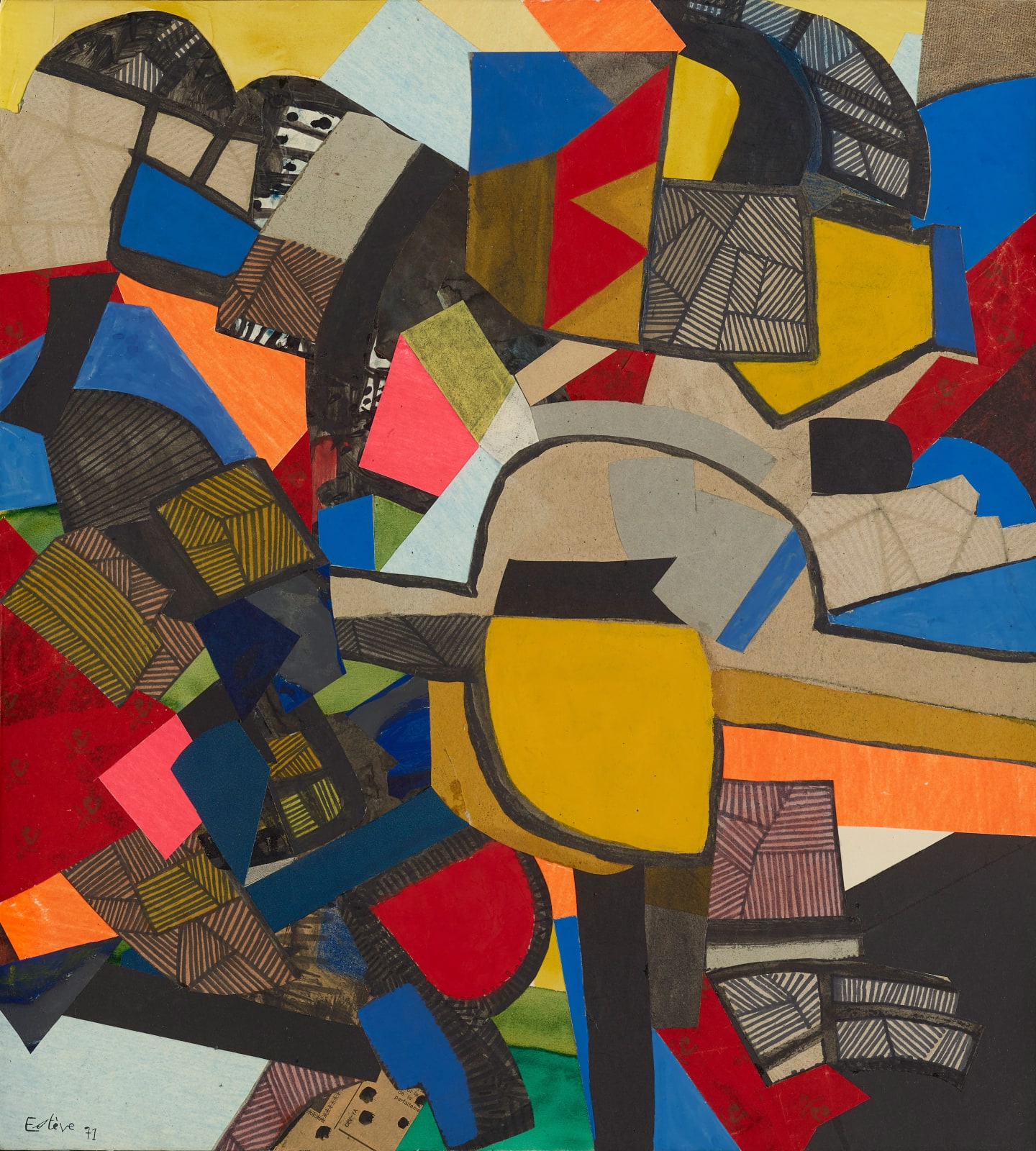 Maurice Estève, Tohu-Bohu, 1971