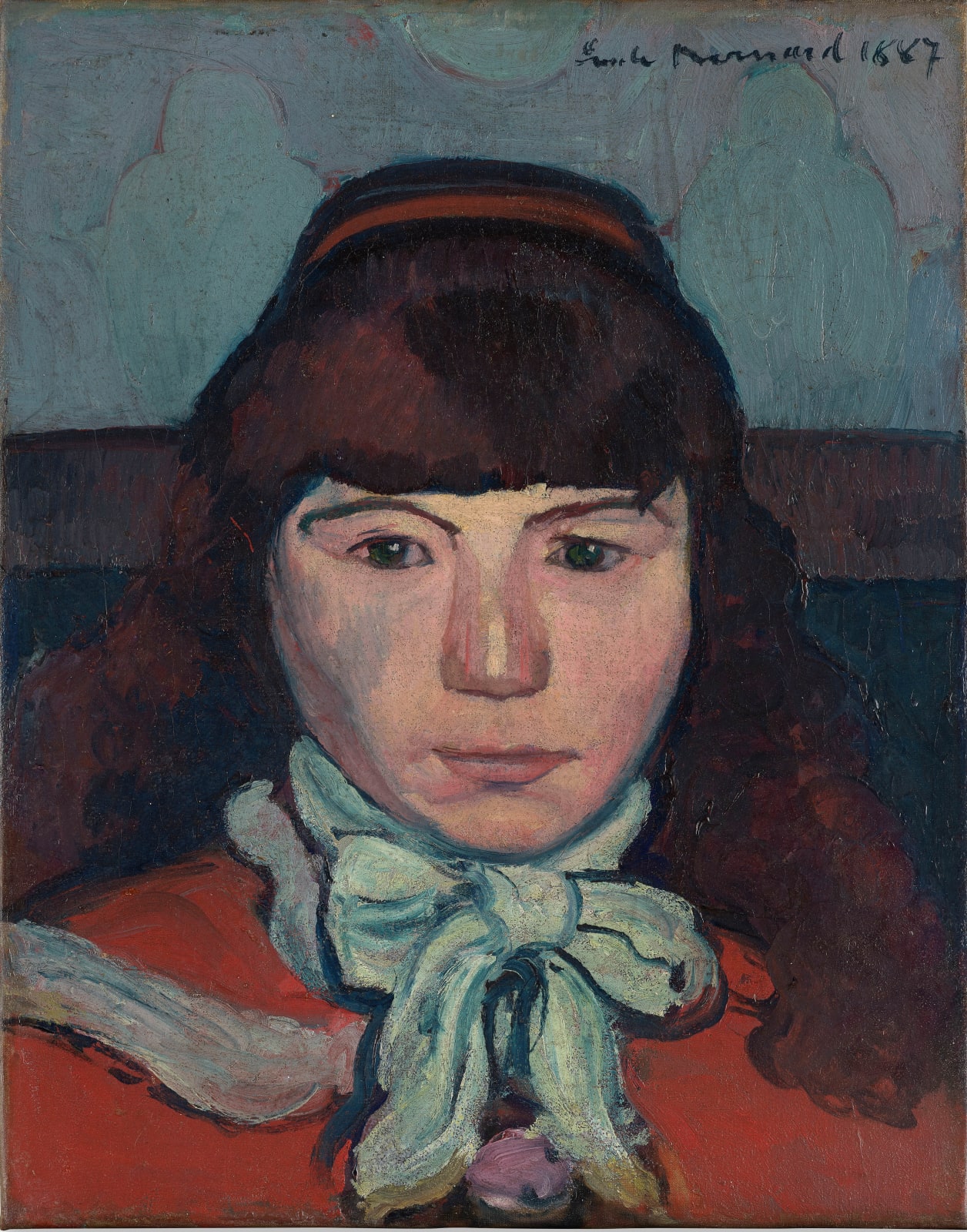 Emile Bernard, Portrait de Marie Lemasson, 1887