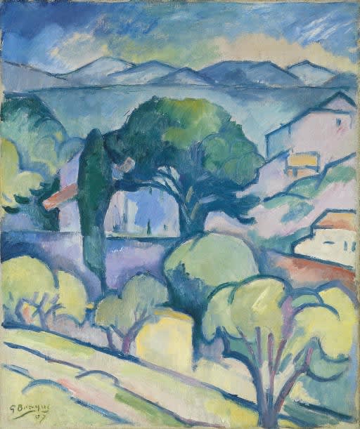 André Derain, Paysage à Cassis, 1907