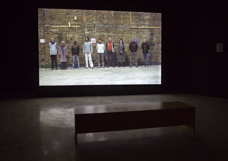 Gillian wearing video installation