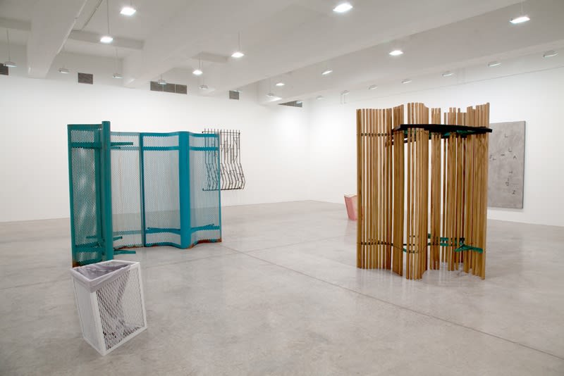 Boyce installation image at TBG NY, sculptures