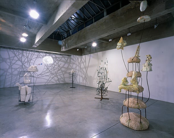 Charles Long installation view at TBG, sculptures