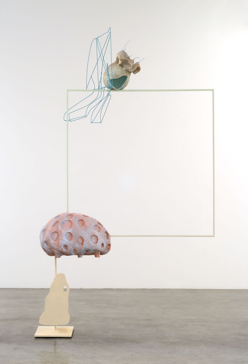 Charles Long installation view at TBG, sculptures