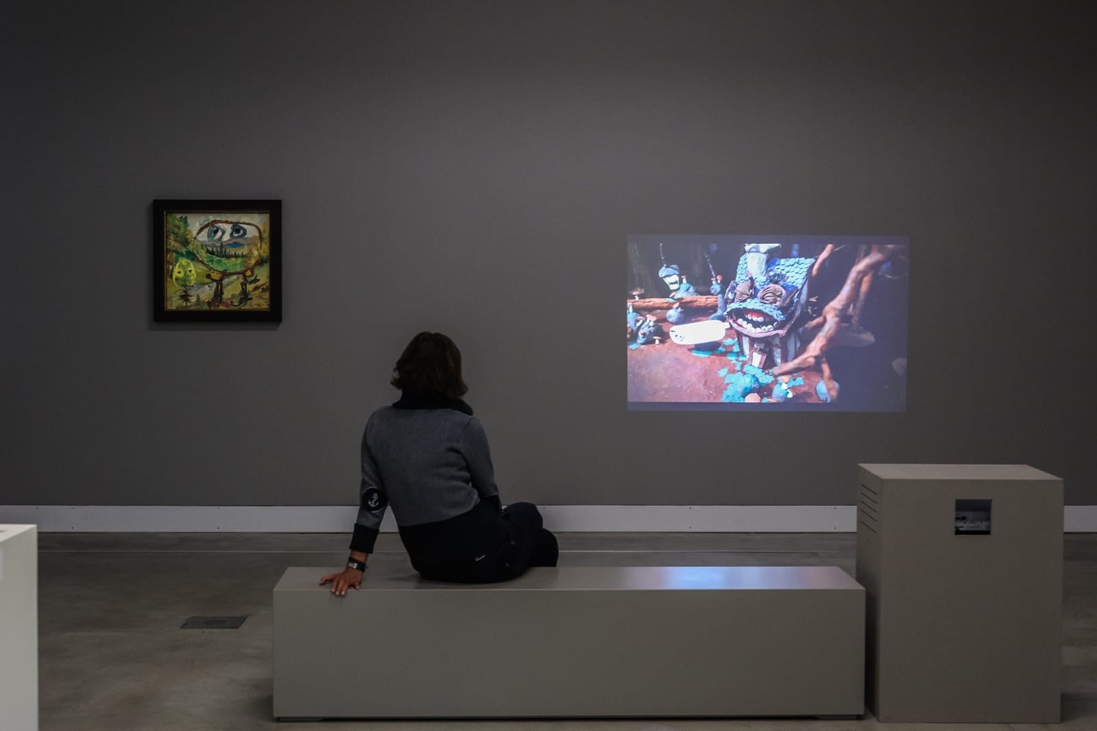 Djurberg & Berg installation with Asger Jorn