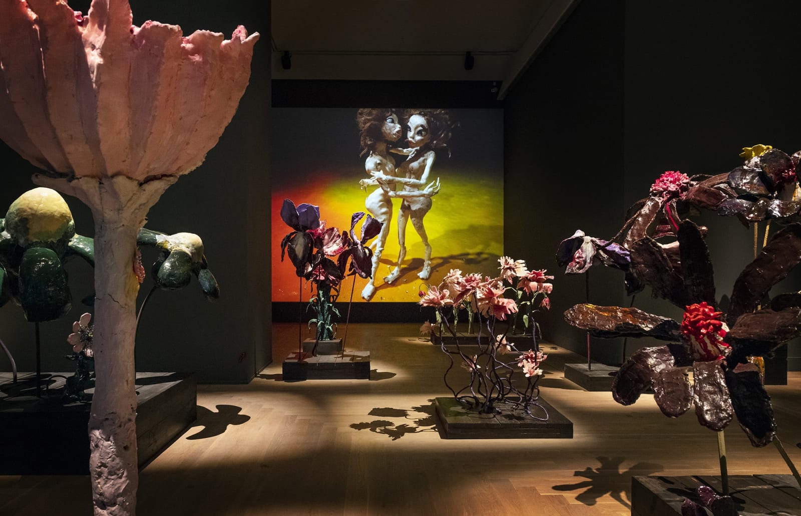 Djurberg & Berg sculpture and video installation, The experiment