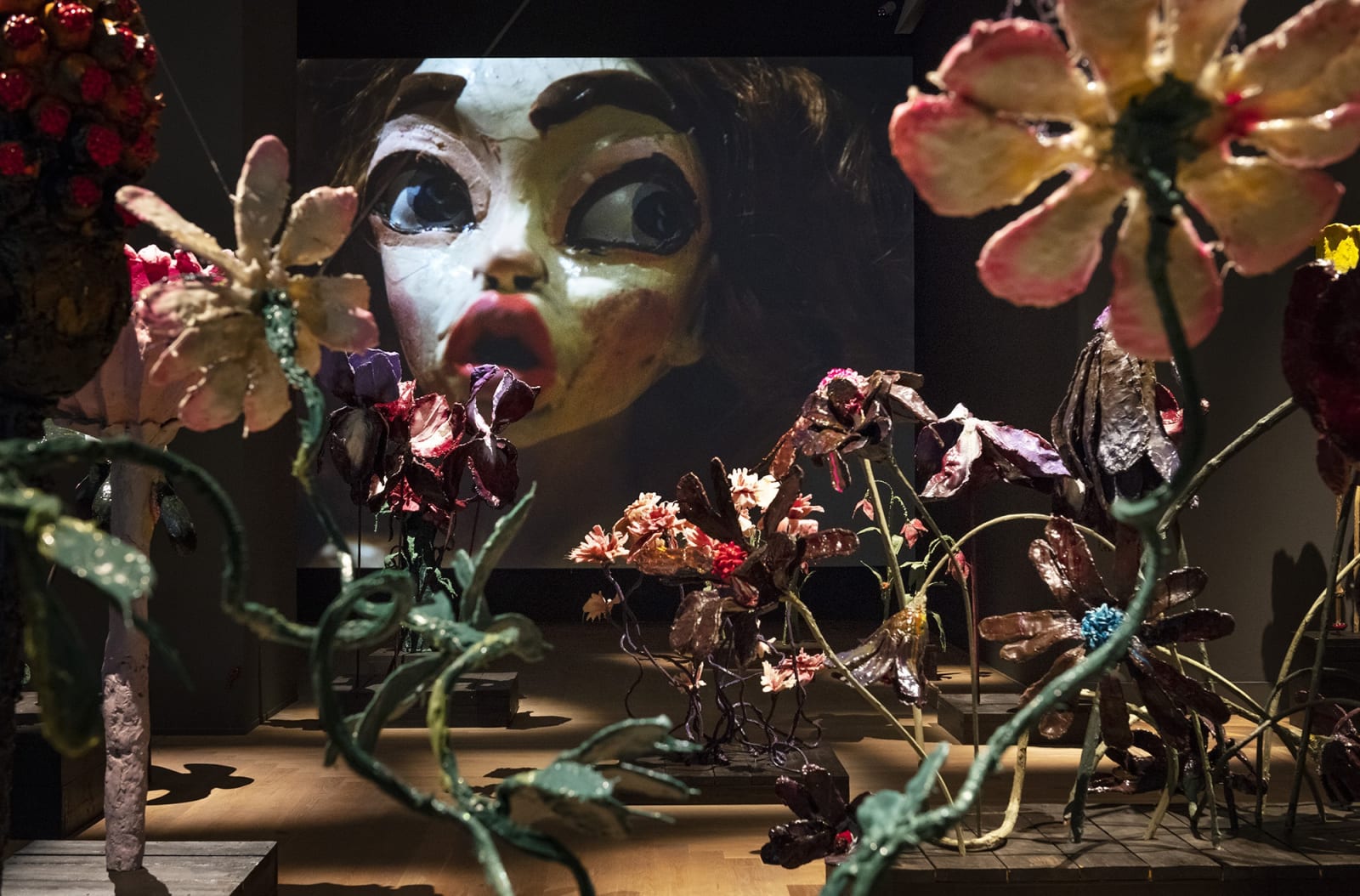 Djurberg & Berg sculpture and video installation, The experiment