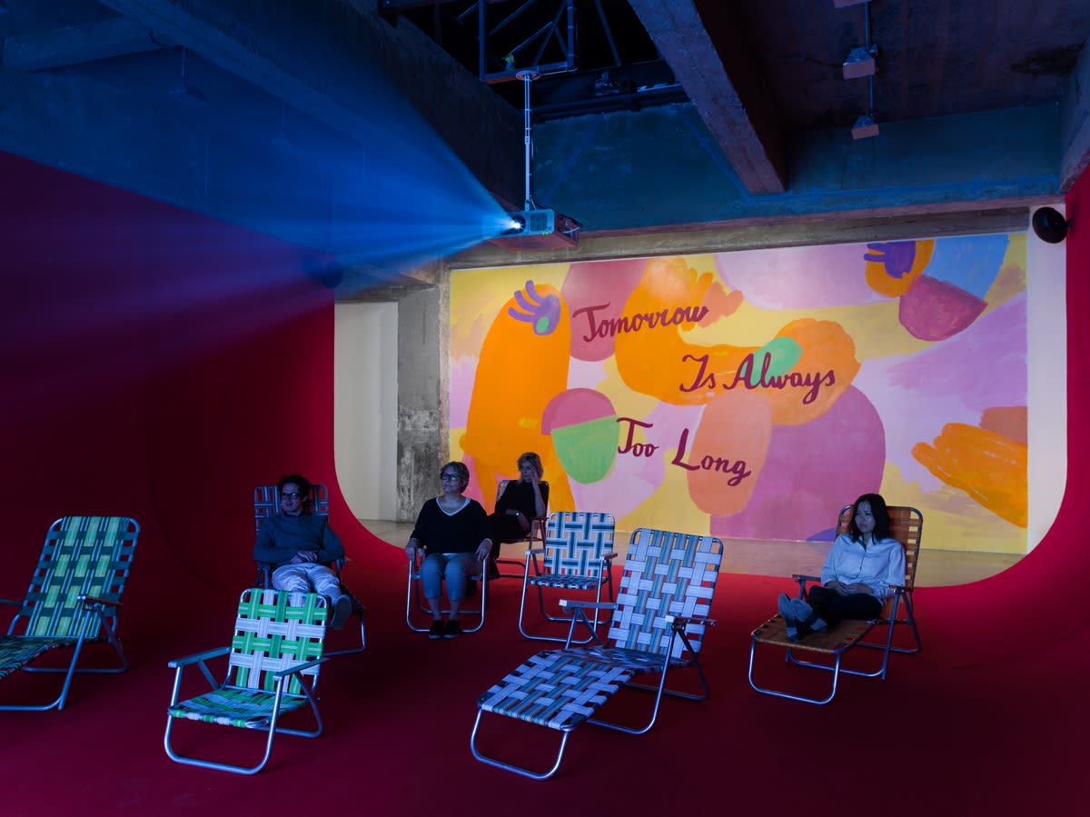 Phil Collins, video installation at TBG