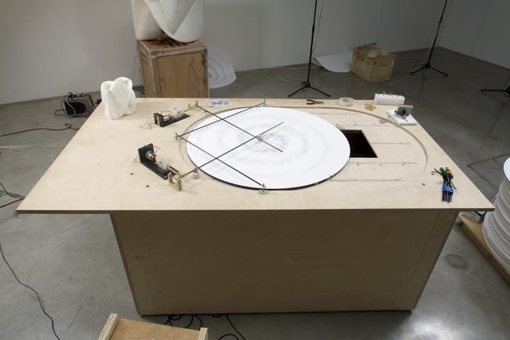 installation view of Eliasson interactive sculpture