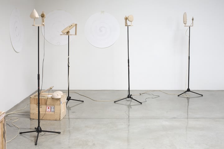 installation view of Eliasson interactive sculpture