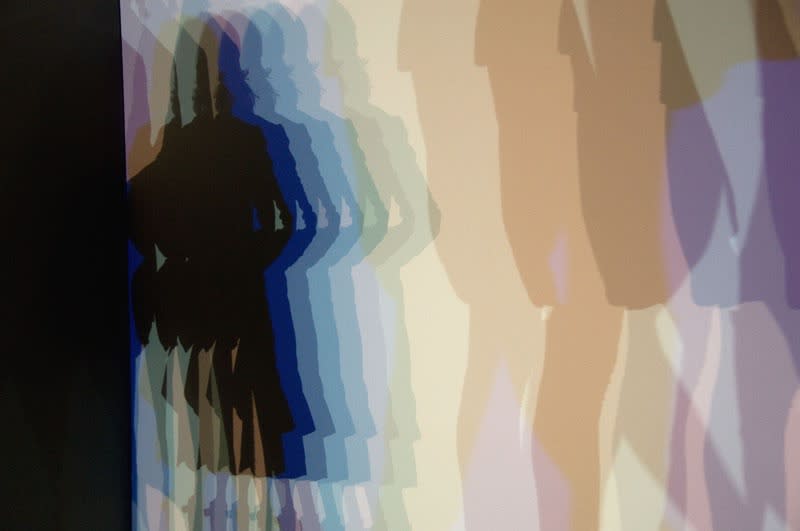 shadow and light room installation at TBG