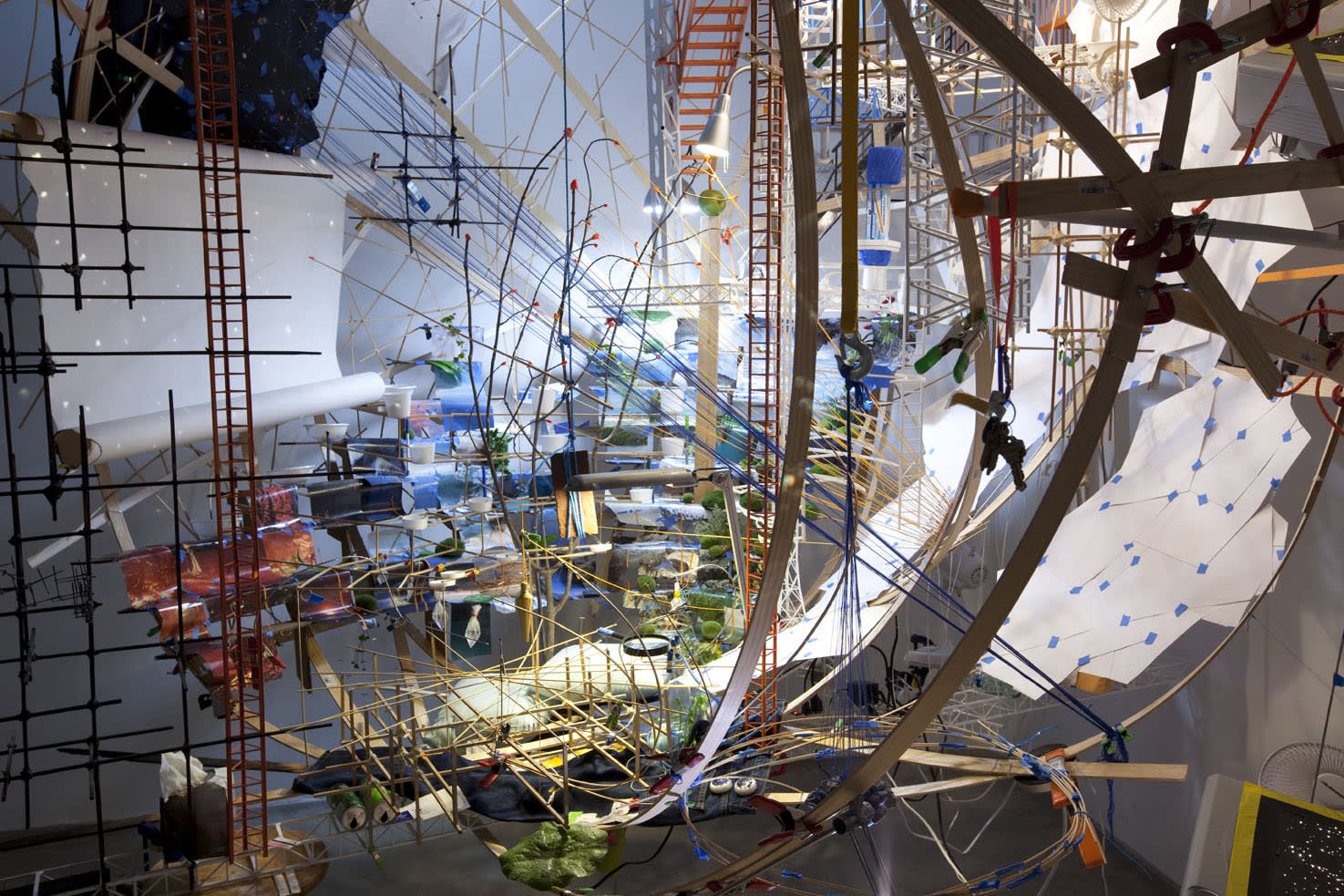 Sarah Sze planetarium installation
