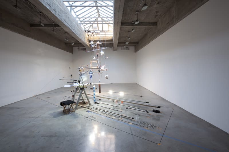 Sarah Sze installation upstairs at TBG
