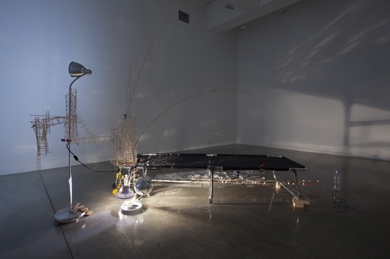 Sarah Sze installation upstairs at TBG