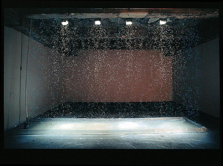 Eliasson falling water and light
