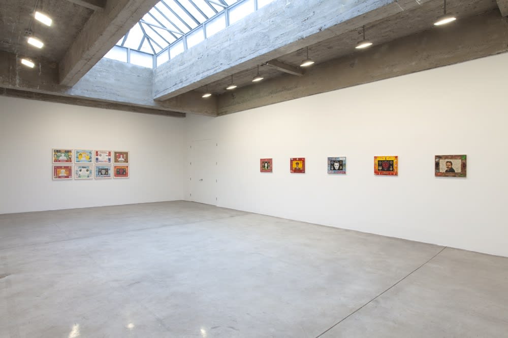 Jeffrey Vallance installation image of gallery show