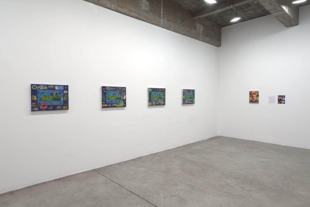 Jeffrey Vallance installation image of gallery show