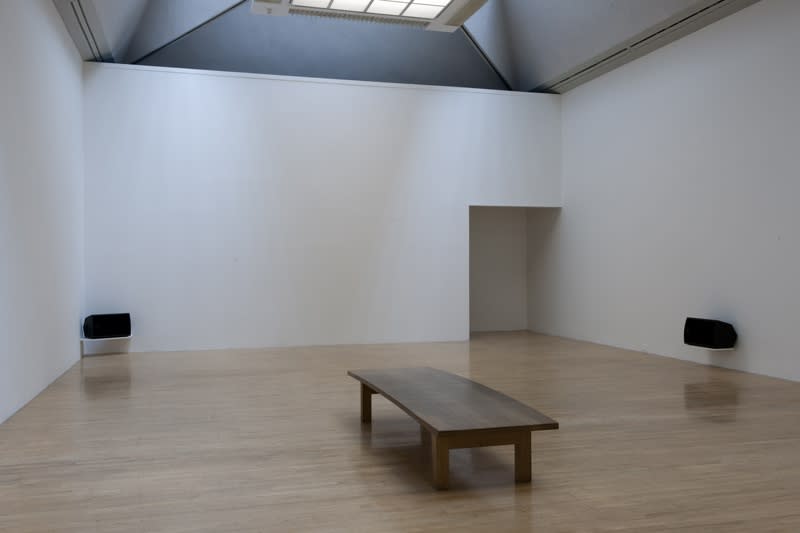 Installation at Tate with two speakers