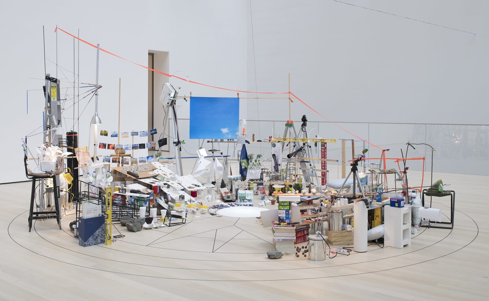 Sarah Sze installation, triple point of water