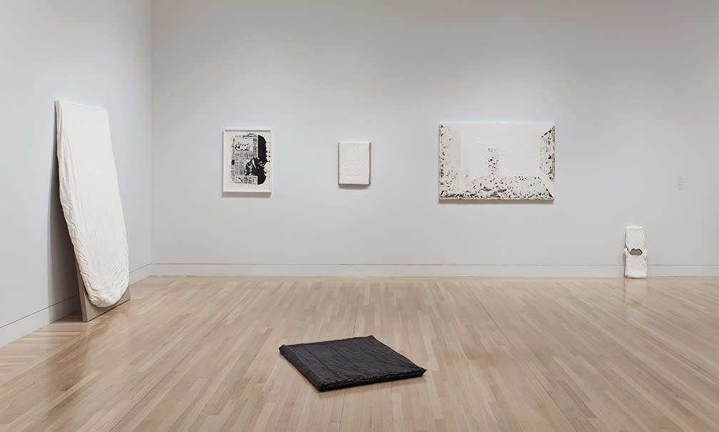 Installation view at the Hammer Museum, paintings