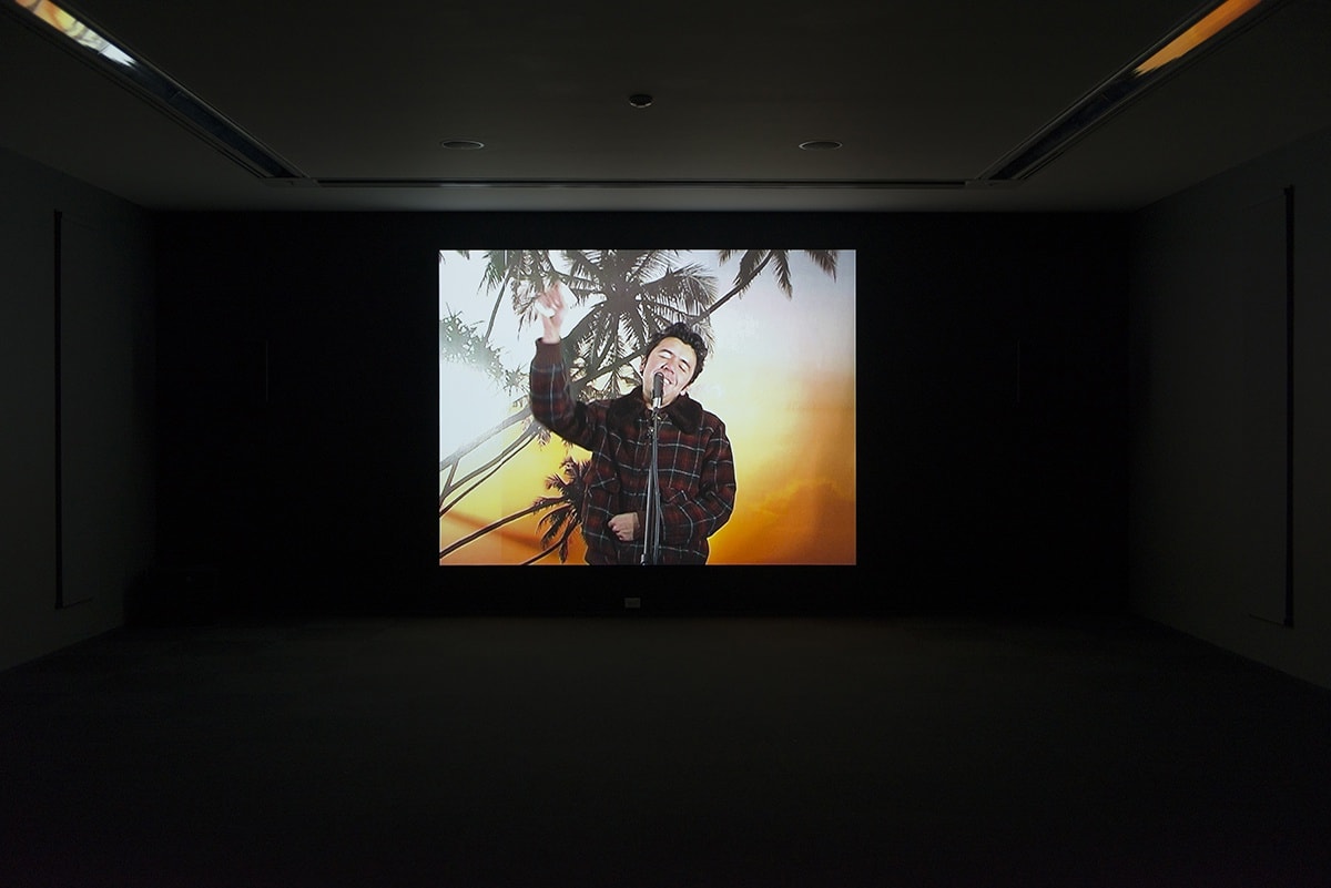 Image of Phil Collins video installation at MCA Chicago