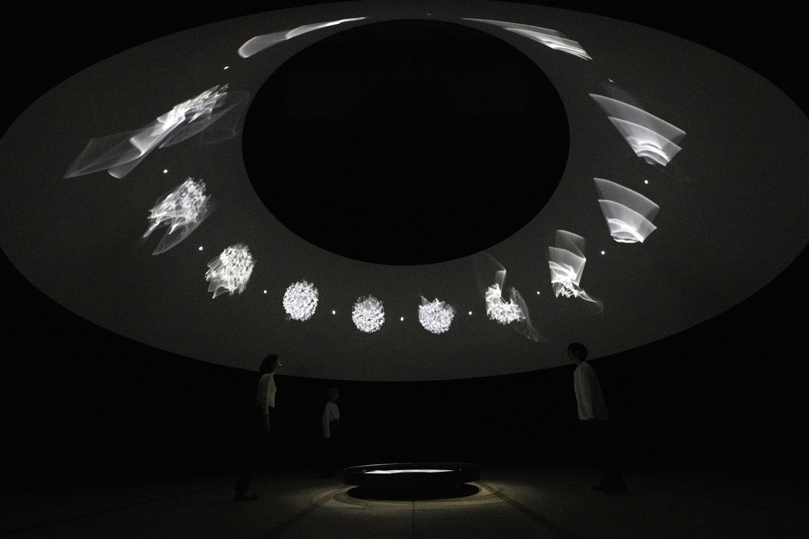 image of eliasson, dark room installation