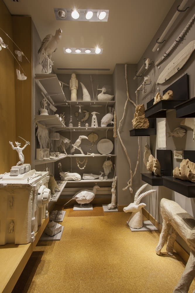 image of an office re-created by Mark Dion