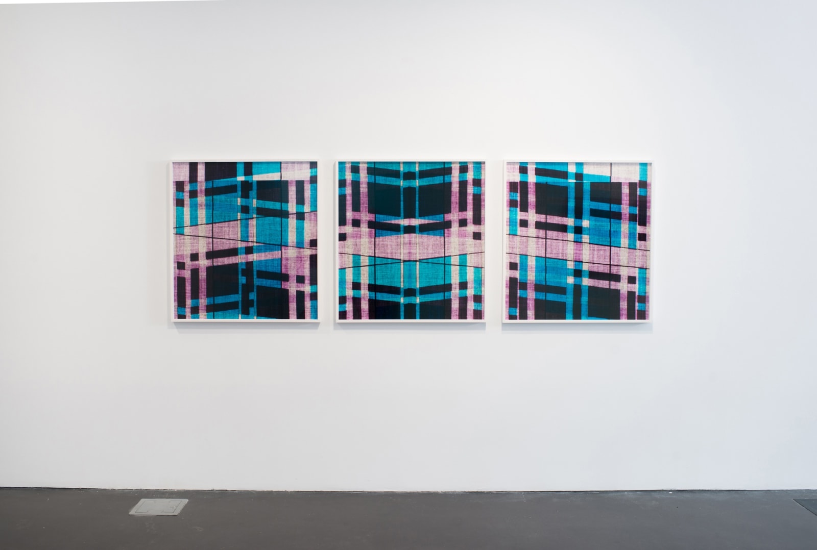 Image of Lisa Oppenheim jacquard weave photographs