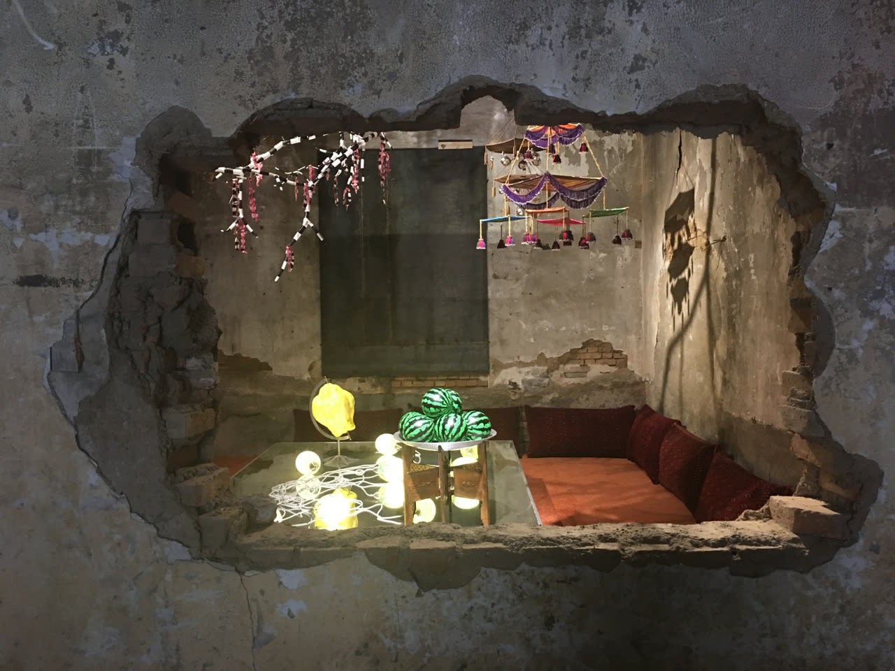 Image of Slavs of Tatars installation view