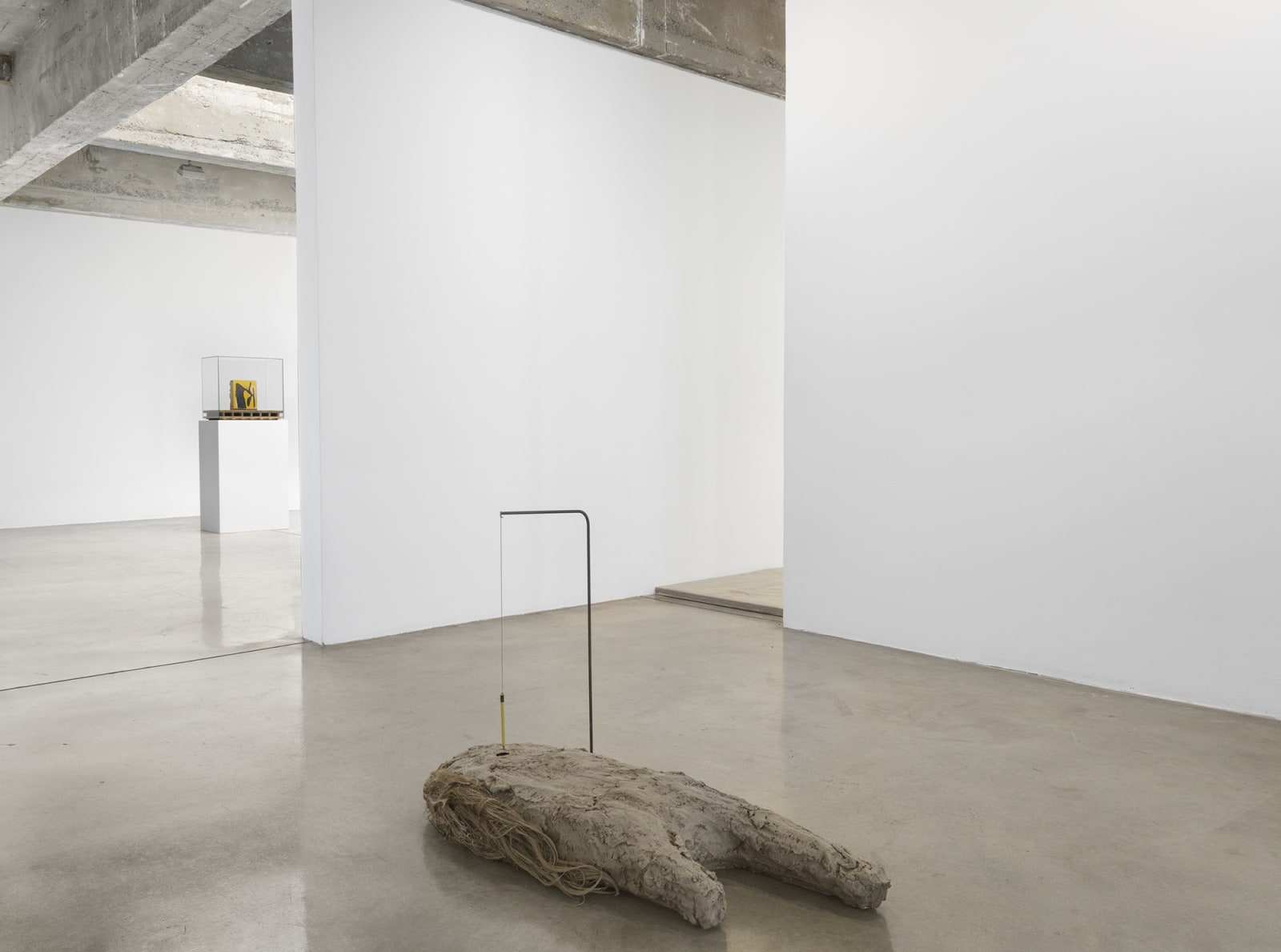 Manders installation at TBG, sculpture on ground
