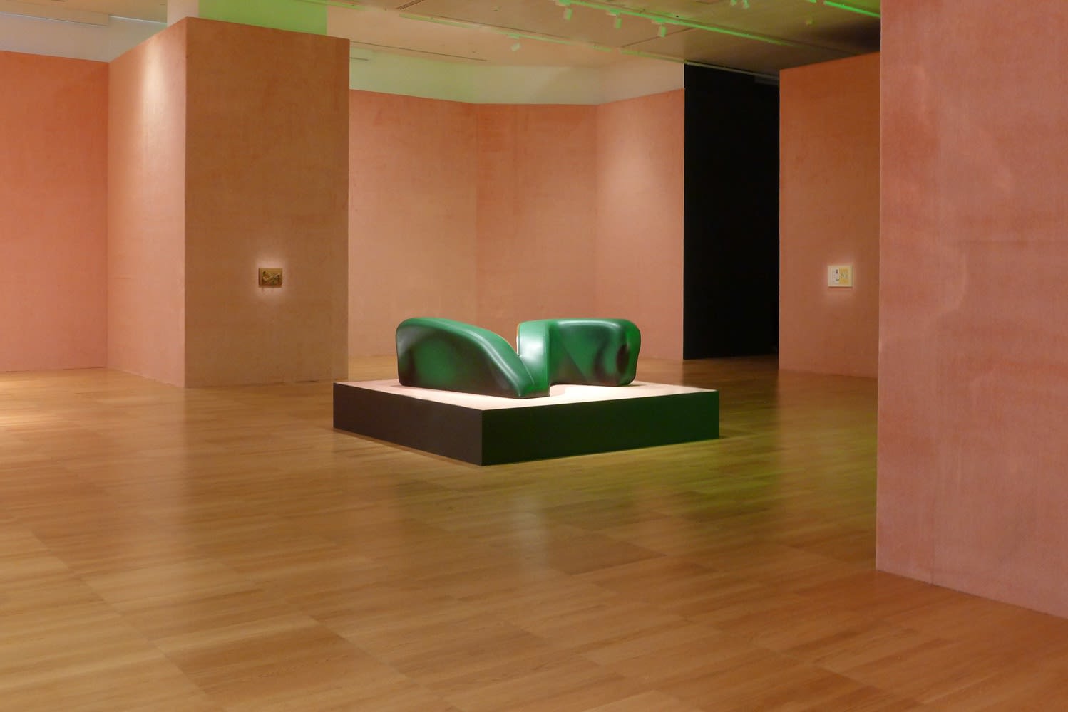 Image of an installation view of Slavs and Tatars at NYU Abu Dhabi - seating sculpture