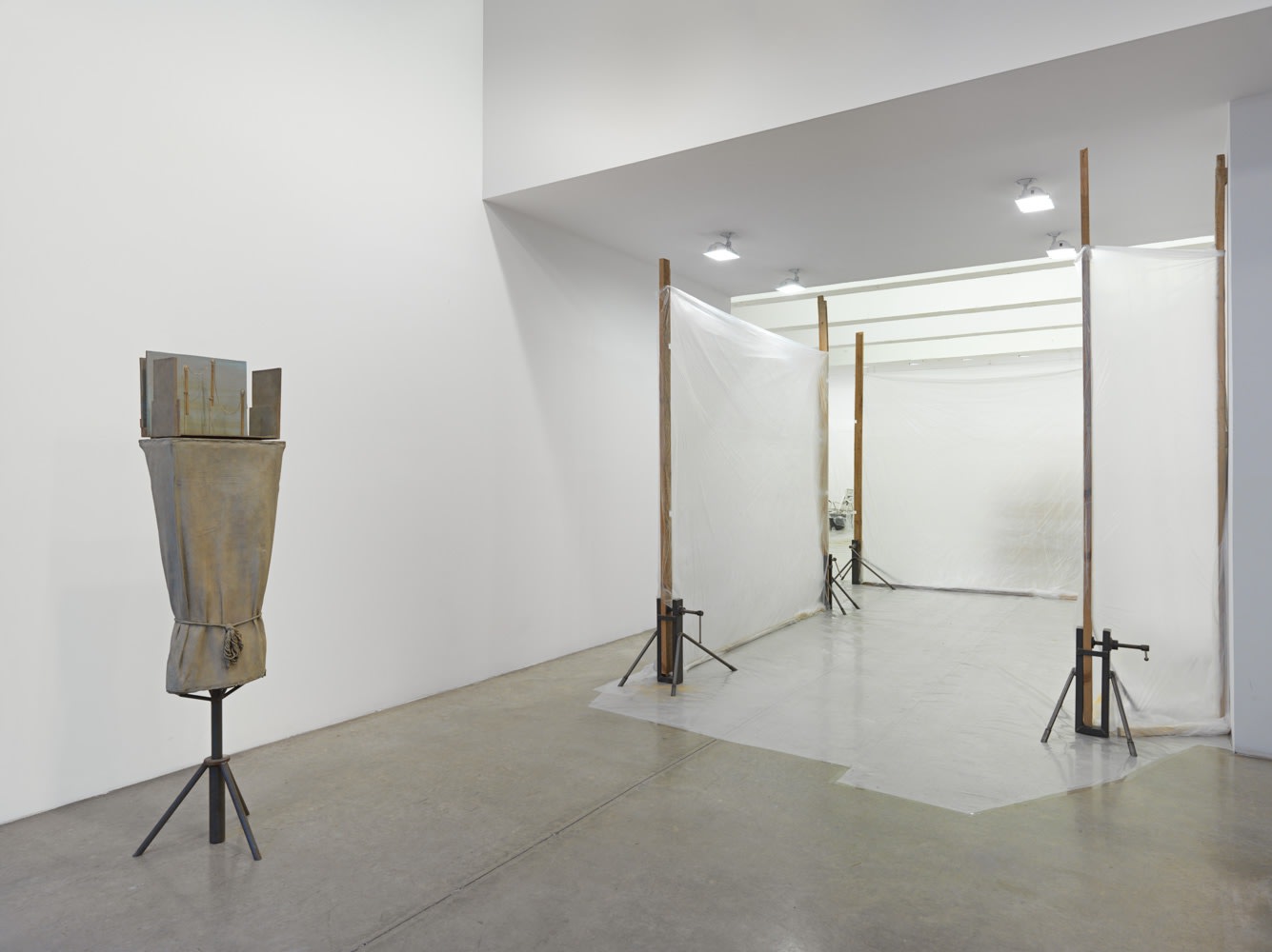 image of Manders sculpture, installation at TBG