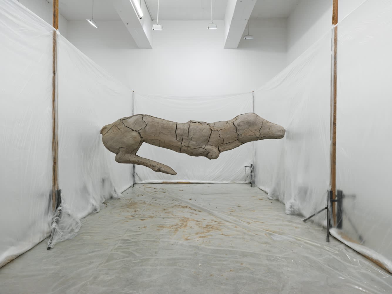 image of Manders sculpture, installation at TBG