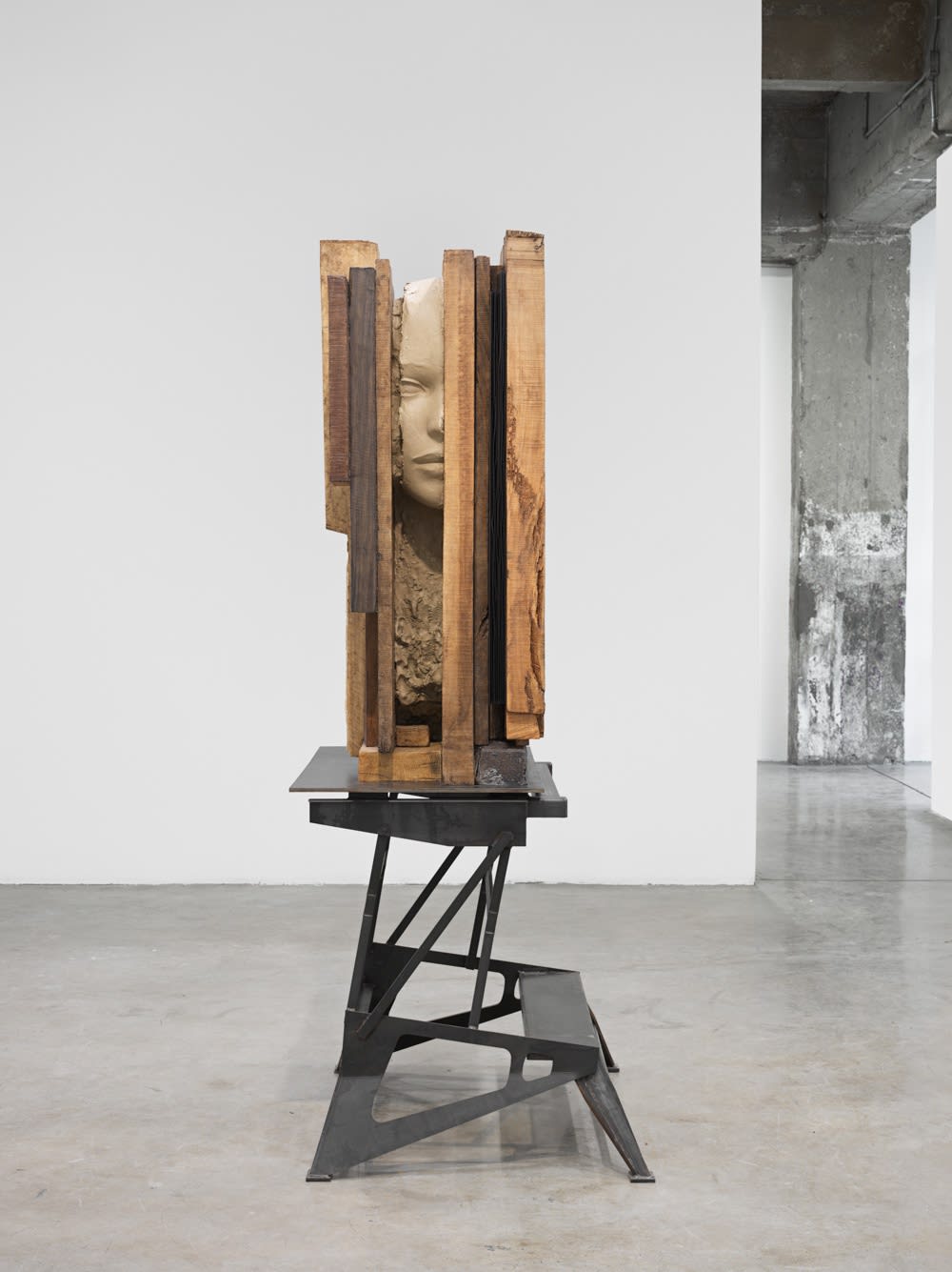 image of Manders sculpture, installation at TBG