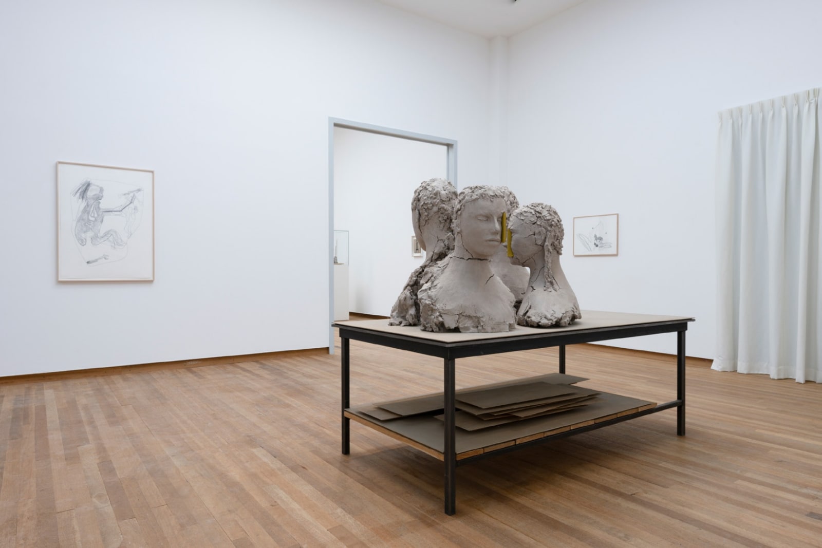 Image of Installation view of Mark Manders exhibition at Bonnefanten Museum