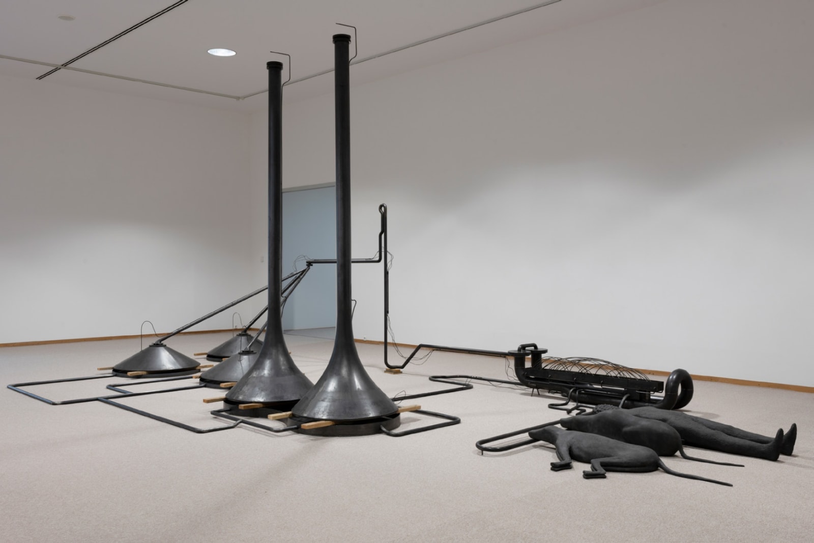 Image of Installation view of Mark Manders exhibition at Bonnefanten Museum