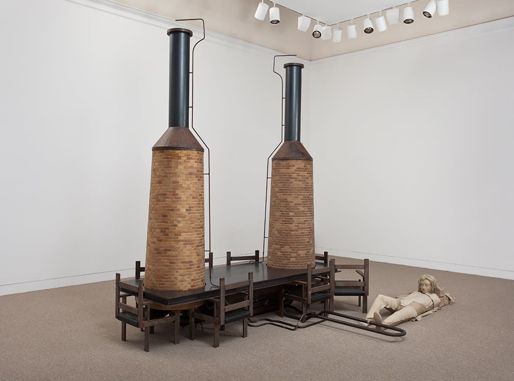 Image of Mark Manders sculpture of factory