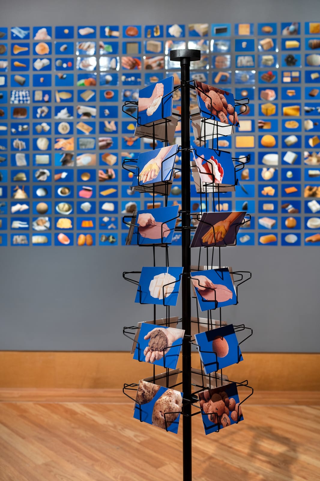 image of Liu Shiyuan installation view, postcard installation
