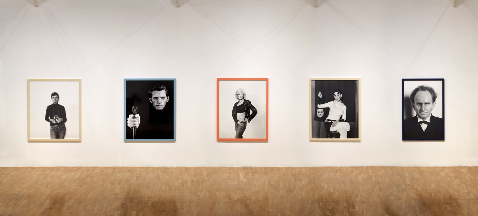 Installation view of Gillian Wearing at Whitechapel Gallery, London, me as artist series of photographs