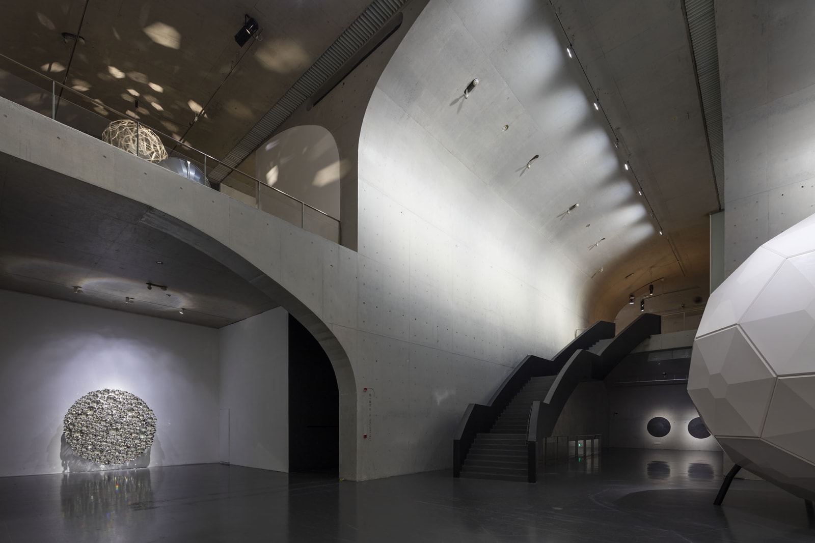 image of installation of exhibition space