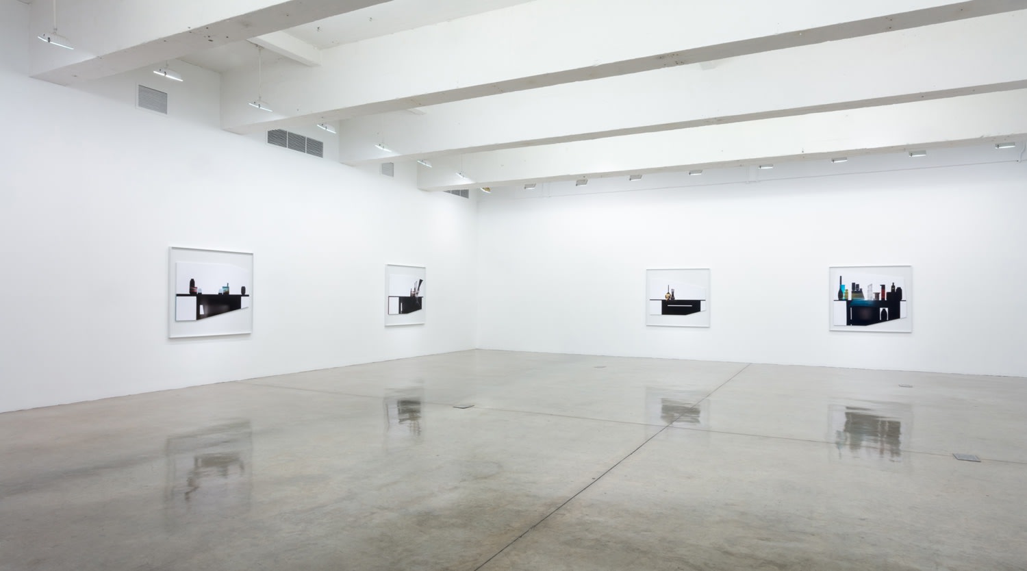 Uta barth installation view of Morandi photographs