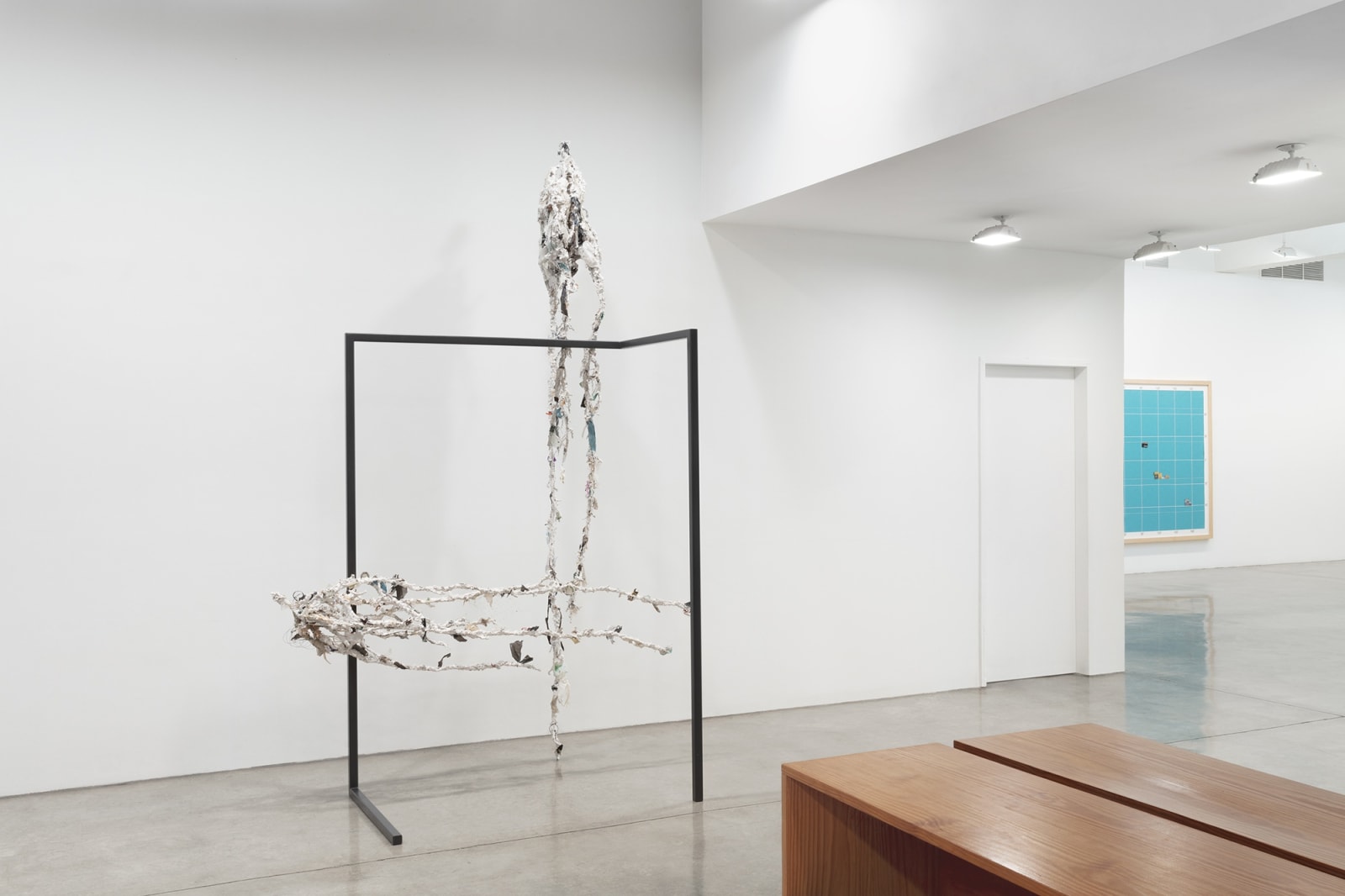 This is a installation image of "Songs in the Dark" at Tanya Bonakdar Gallery, New York, 2020.