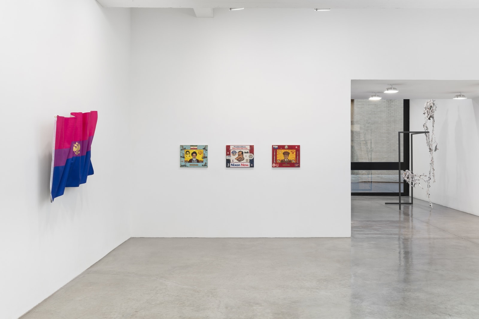 This is a installation image of "Songs in the Dark" at Tanya Bonakdar Gallery, New York, 2020.