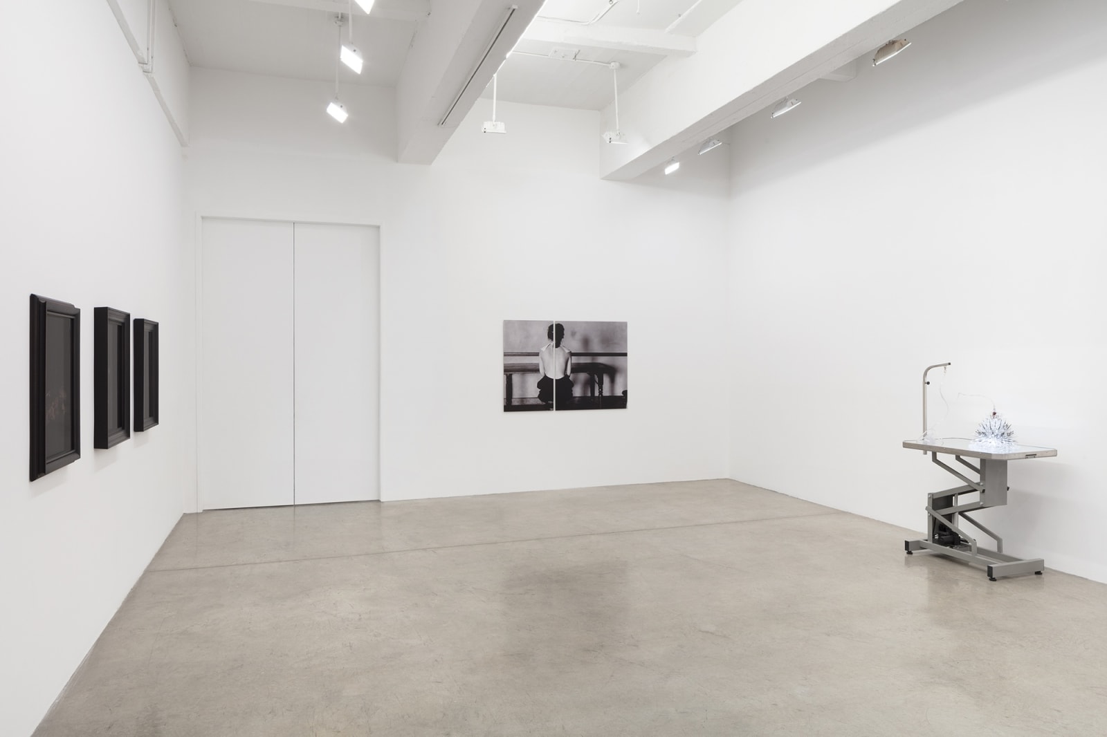 This is a installation image of "Songs in the Dark" at Tanya Bonakdar Gallery, New York, 2020.