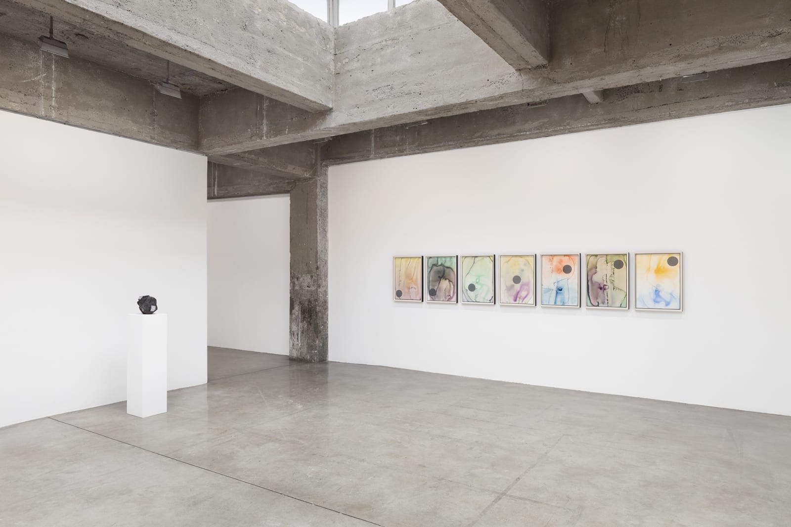 This is a installation image of "Songs in the Dark" at Tanya Bonakdar Gallery, New York, 2020.